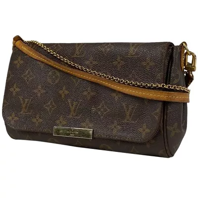 Louis Vuitton Favorite MM Monogram M40718 Crossbody Handbag Clutch DU0183 • $699