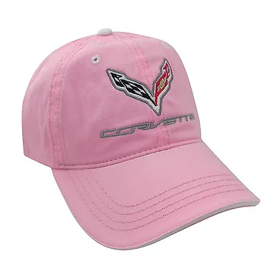 Chevrolet Corvette C7 Logo Pink Baseball Hat Cap … • $20.99