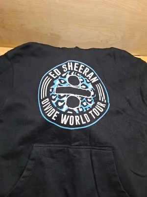 Ed Sheeran Divide World Tour Black Hoodie Size Small Independent Trading Company • $17.99