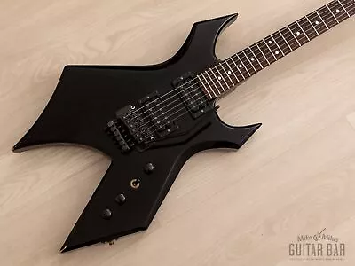 1987 B.C. Rich Warlock NJ Series Black W/ Floyd Rose Japan • $1999.99