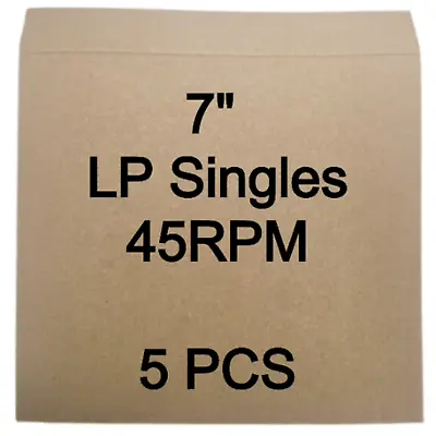 Brown 7 Inch Vinyl LP Singles Record Card Mailers Peel & Seal Envelopes LOT • £95.95