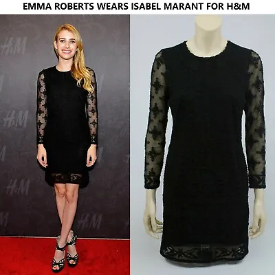 Isabel Marant For H&M Little Black Dress Lace Size 4  • $79.99