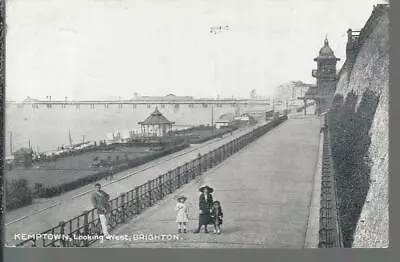 Kemptown Looking West Brighton 1923 Postcard  • £0.99