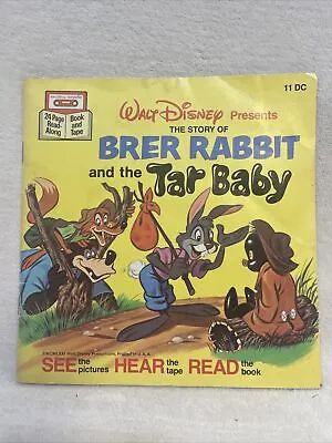 $19.99 • Buy Rare Walt Disney Read Along Book Brer Rabbit And The Tar Baby.  Book Only!  READ