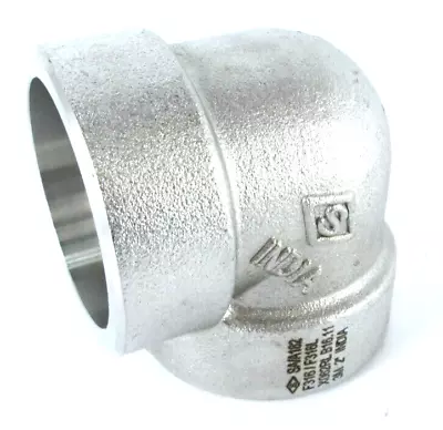 Socket Weld 90 Degree Elbow  316/316L Stainless Steel 2  • $89.99