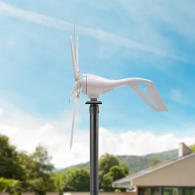 600W 8 Blades Wind Turbine Generator Kit With Charge Controller Windmill Power • $237