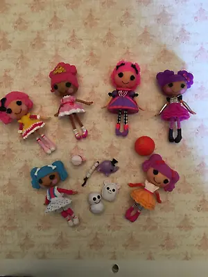 Lot Of 6 Mini Lalaloopsy Dolls • $19.99