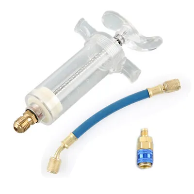 Auto 1Oz-R134A/R12/R22 A/C Air Conditioning Oil Injector Dye Injection Tool • $13.99