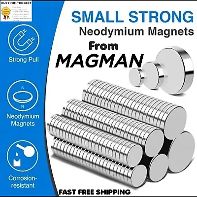 Cheapest Strong Magnets - Neodymium Magnet-Various Size 2-40mm Disc Round Craft • £90.99