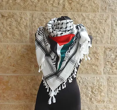 Original Hirbawi HIGH QUALITY Kufiya Scarf Palestinian Shemagh Made In Palestine • $55