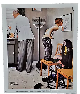 Norman Rockwell  1996     Before The Shot     9 X 11  • $8.75