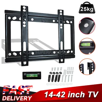 TV Wall Bracket Mount Bracket For 14 15 17 19 22 24 32 42 Inch LED LCD Plasma • £7.99