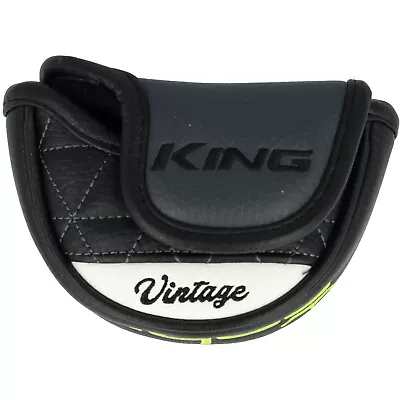 Cobra Golf Vintage Sik Face Tec LH Small Putter Black/Lime/White Headcover • $14.99