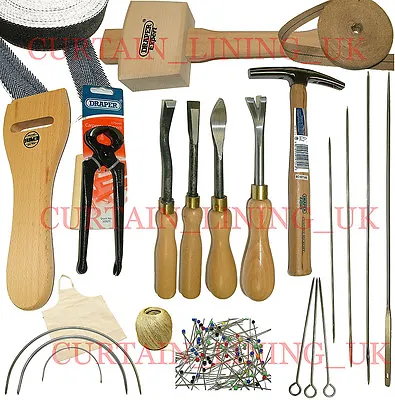 Upholstery Tools Needles & Kits - Webbing Stretcher Tack Lifter Staple Hammer • £129.99