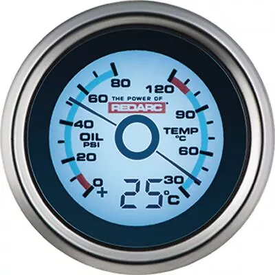 REDARC Digital Oil Pressure & Temperature Gauge G52-PWT • $324.95