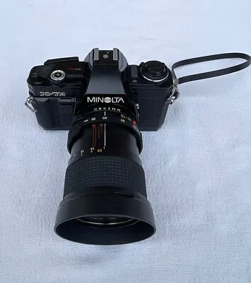 Minolta X-7A 35mm SLR Film Camera With Minolta MD Zoom 35-70mm 1:3.5 Lens • $99.99