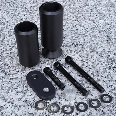 2006-2007 Yamaha YZF R6 BLACK DELRIN FRAME SLIDERS • $19.95