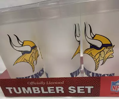 Minnesota Vikings NFL - 19 Oz Acrylic Tumbler Set Of 3    C • $22.98