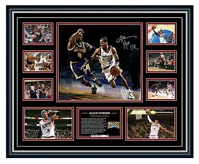$109.99 • Buy Allen Iverson Philadelphia 76ers Signed Photo Limited Edition Framed Memorabilia
