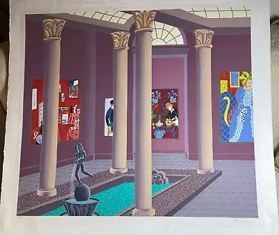 Thomas Frederick McKnight (Born 1941)  Matisse Museum  Lithograph 40/175 -Signed • $357.75