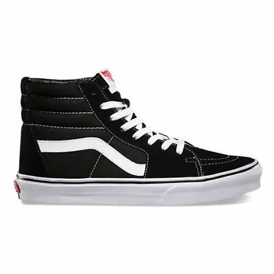 Vans Shoes Sk8-hi Black / White Skateboard Sk8 Hi Shoe Skate High Aust Seller • $102.31
