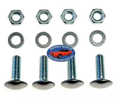 76-93 Ford Stainless Capped Round Head Front Rear M8-1.25x25 Bumper Bolts A21 • $17.38