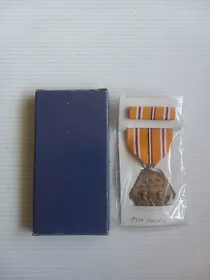 WWII USMC Marine Corps BOXED ASIATIC PACIFIC THEATER MEDAL  • $19.98