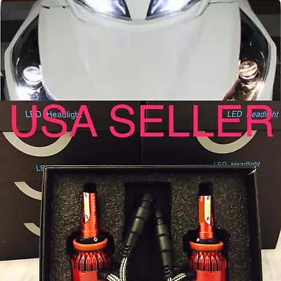 $22.99 • Buy WHITE LED Fog Light Conversion Bulbs Kit For Can-Am Spyder RT, RT-S, RT 6000K 6k