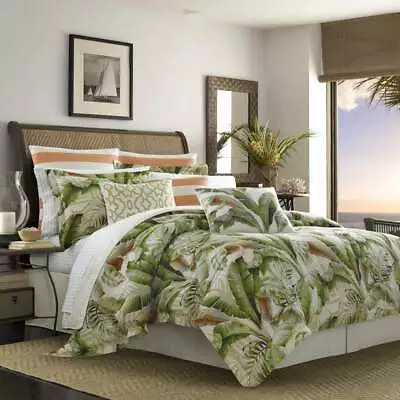 New 3-piece Set Tommy Bahama PALMIERS 100% Cotton QUEEN Duvet Cover + 2 Shams • $197.97