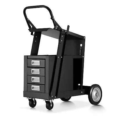 Welding Cart 220 Lbs Welding Carts For Mig Welder Welder Cart With 4 Drawers • $189.99