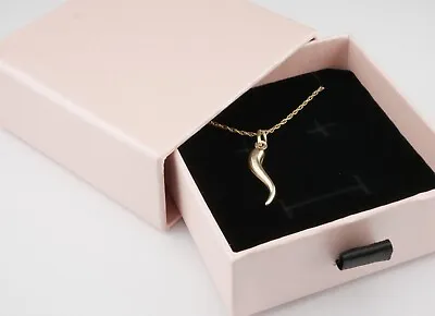 £128.99 • Buy Beautiful Fully Hallmarked 9ct Gold Horn Of Plenty Pendant & 9ct Gold Chain 1979