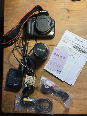Canon EOS 450d Digital Camera With EFS 18-55 IS Lens And Accessories • £95