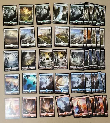 Full Art Basic Land MTG Magic Lot Of 50 • $17.98