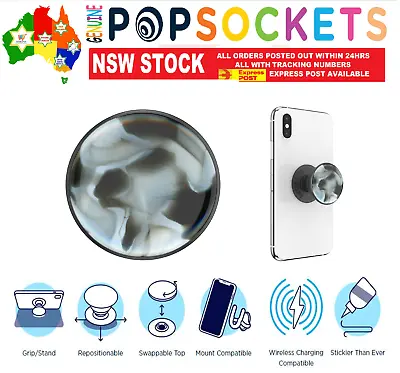 $31.50 • Buy PopSockets Pop Socket Premium Swirl Smoke Phone Stand Holder Grip