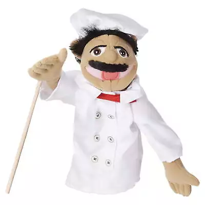 Chef Puppet (Al Dente) With Detachable Wooden Rod • $20.75