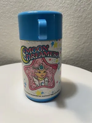 Vintage 1987 Hasbro Moon Dreamers Aladdin Flip Pour Plastic Thermos 8 Oz • $5