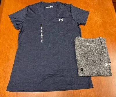 $14.96 • Buy New-womens Under Armour Tech Twist V-neck Tee, 1258568, Asst Color & Size $19.95