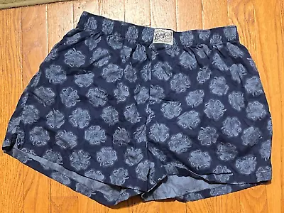 LUCKY BRAND Four Leaf Clover Blue One Single Boxer Underwear Men Sz XL • $14.99