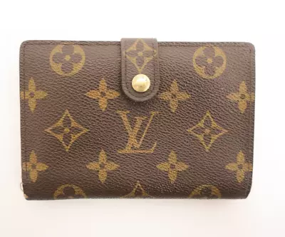 Authentic LOUIS VUITTON Monogram Porte Monnaie Billets Viennois Wallet #26608 • $49