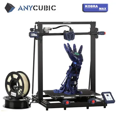 £489 • Buy ANYCUBIC 3D Printer Kobra Max Smart Auto-leveling Large Build Size 400*400*450mm