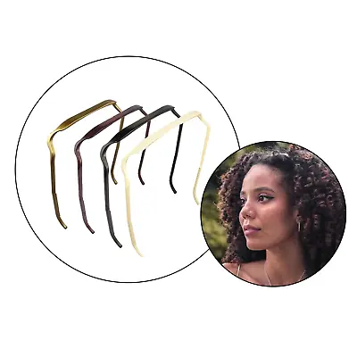 2X Curly Thick Invisible Hair Hoop Hair Headband Hair Band Hairstyle Fixing Tool • £1.46