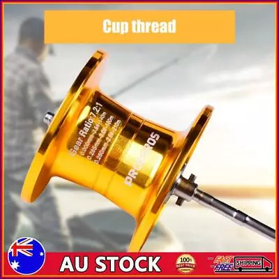 DIY Baitcasting Reel Shallow Spool Bearing 18+1BB Fishing Wheel (Universal) • $12.39