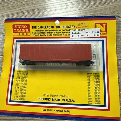 Micro-Trains Line N Scale Box Car Kit Undecorated Red • $17