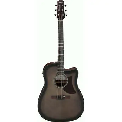 Ibanez AAD50CE Advanced Acoustic Guitar Transparent Charcoal Burst Low Gloss • $508.95
