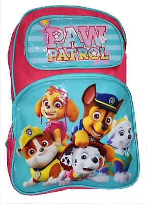 New Large Kids Backpack School Bag Girls Paw Patrol Chase Pink Picnic Tour Gift • $25.50