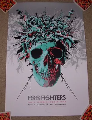 $39.99 • Buy FOO FIGHTERS Concert Gig Poster Print ADELAIDE 3-4-15 2015 Print Ken Taylor