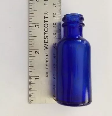 Cobalt Blue Poison / Medicinal Bottle Vintage • $5