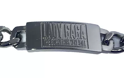 Lady GaGa ID Bracelet Stainless Steel Born This Way Ball Only One Ever Produced • £275