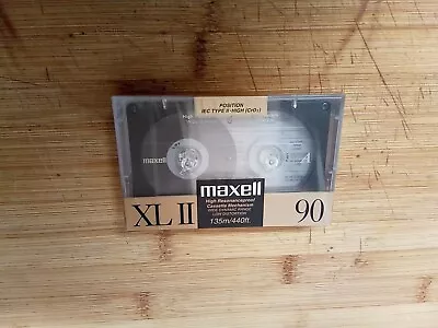 Maxell  Xl  Ii 90 Blank Type Ii - Chrome Audio Cassette Tape  ( 1988 )... • £11.47