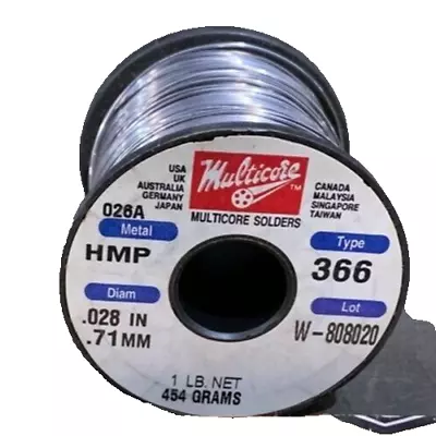 Solder Multicore Hmp 366/.028 In .71 Mm • $20